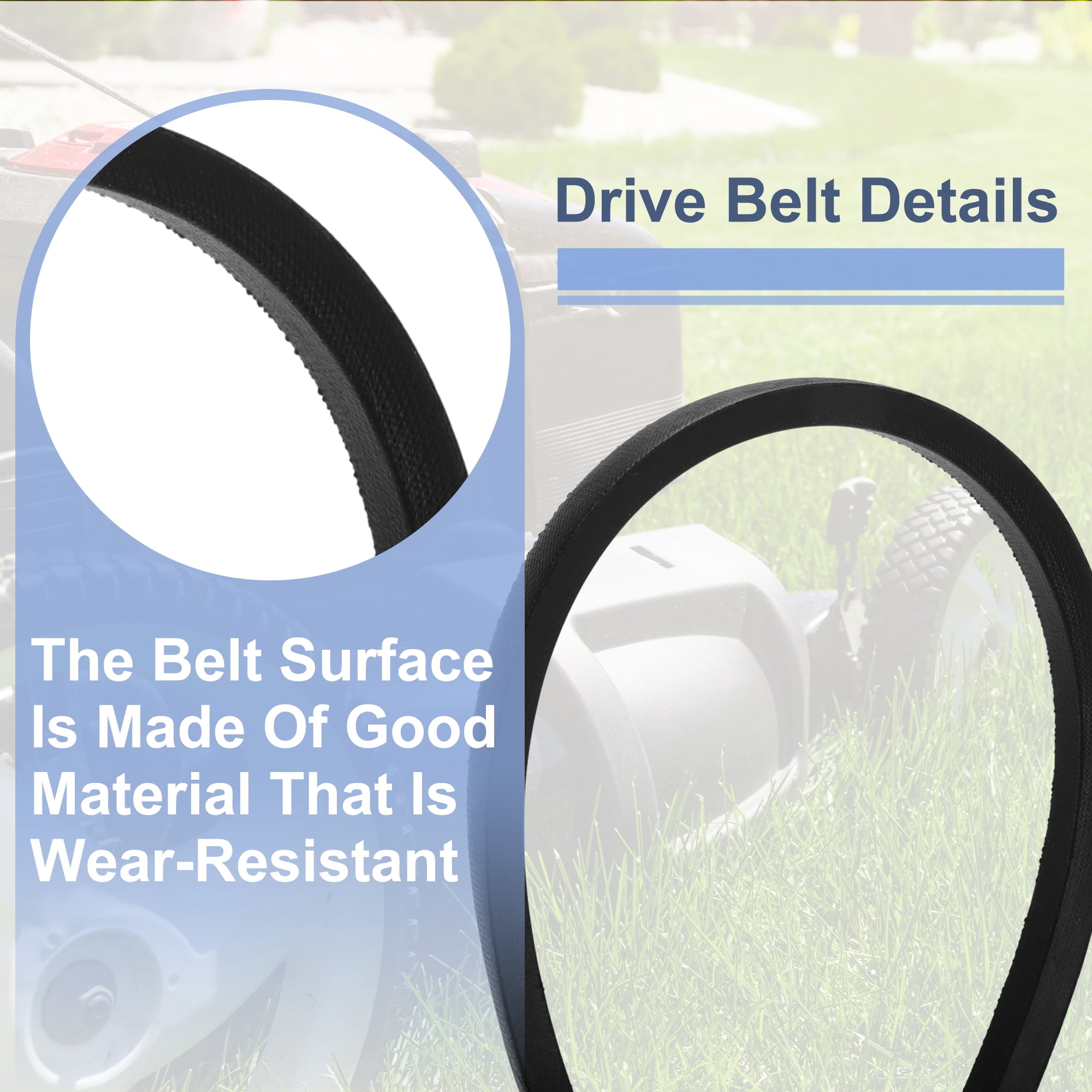 Unique Bargains Lawn Mower Deck Belt for Husqvarna Rider R316T and Other Models