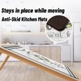 thumbnail image 5 of Farmhouse Kitchen Rugs Mats Sets of 2 Cushioned Anti Fatigue Kitchen Mats for Floor Non Slip Memory Foam Green Kitchen Floor Mats Waterproof Comfort Standing Desk Mats for Sink, 17"x28"+17"x47", 5 of 6