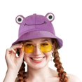 thumbnail image 1 of SAOROPEB Gorro de rana – Gorro de pescador divertido de algodón para adultos, adolescentes y hombres, 1 of 5