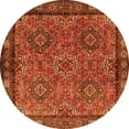 thumbnail image 1 of Ahgly Company Indoor Round Persian Orange Traditional Area Rugs, 6' Round, 1 of 1