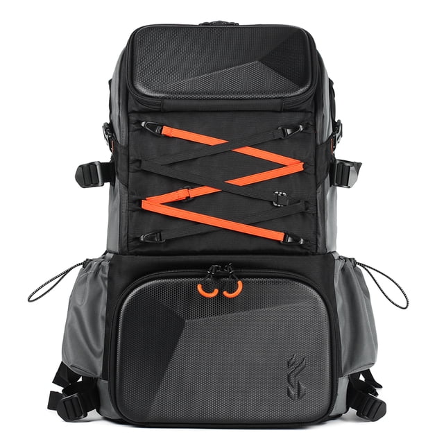 Laptop Multi-functional Camera Backpack SLR/DSLR Camera Bag 32L Large Capacity Water-proof Photography Bag with Single Shoulder Waist Bag 15.6 Inch Laptop Compartment