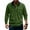 Army Green, variant on Long Sleeve Men Shirt Green Button Collared Polos Men's Color Block Corduroy Classic Fit Work Shirts M