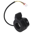 thumbnail image 4 of Acelerador de pulgar con interruptor de encendido y control de velocidad, banda elevada para scooter eléctrico, derecha, 4 of 14