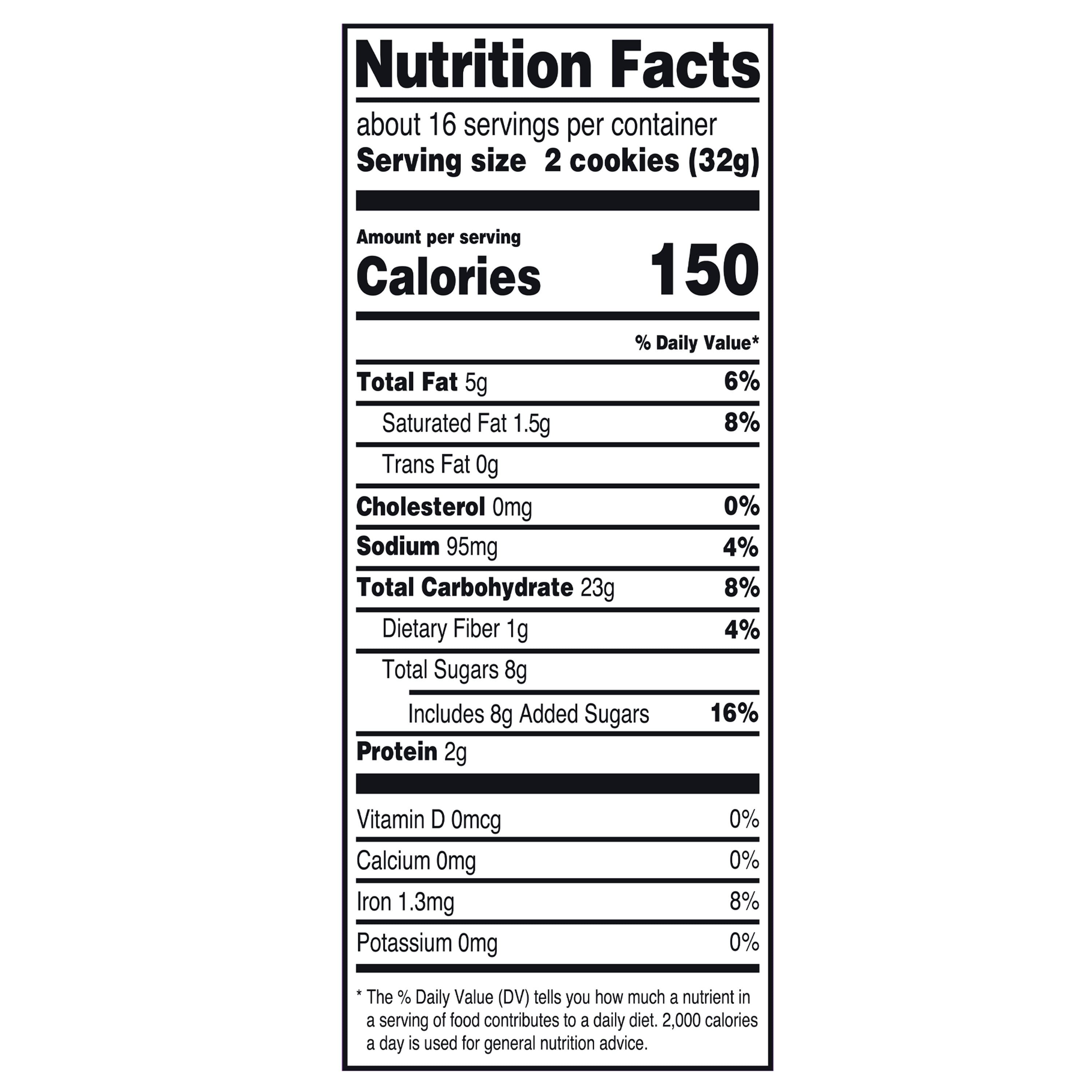 Great Value Oatmeal Flavor Cookies, 18 oz