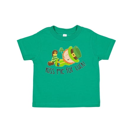 

Inktastic Kiss Me for Luck Boys or Girls Toddler T-Shirt