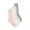 Blush/White/Light Grey Heather/Grey Heather, variant on Madden NYC Women's Crew Socks, 4-Pack, Fits Shoe Size 5-10