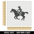 thumbnail image 2 of Wild Western Cowboy Riding on Horse DIY Cookie Wall Craft Stencil - 9.0 Inch, 2 of 5