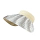 thumbnail image 1 of Sombrero de verano para mujer, de 58 a 60 cm de circunferencia, con protección solar, de ala grande que cubre la cara, de seersucker, sombrero de copa vacío, sombrero para el sol, 1 of 6