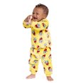 thumbnail image 5 of SpongeBob Baby All-Over Print Plush Pajama Set, 2-Piece, Sizes 0/3 Months-24 Months, 5 of 6