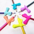 thumbnail image 1 of Portalápices para niños, corrector de escritura para estudiantes de primaria, juego de lápices de silicona duradero, 1 of 3