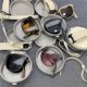thumbnail image 3 of 2022 New Women's Fashion Folding Sunglasses Women's Brand Designer Glasses Oval Glasses Lady Retro Sunglasses Uv400 Protect, 3 of 3