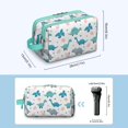 thumbnail image 3 of Toiletries Bag,LightBlue Dinosaurs Eggs Pattern Mens Womens Toiletry Bag Bathroom Bag,Waterproof Toiletry Travel Bag Dopp Kit Shaving Bag 11x6.3x5.1 Inch, 3 of 5