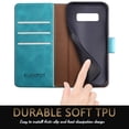 thumbnail image 6 of SUANPOT For Samsung Galaxy Note 8 Wallet Case with RFID Blocking Credit Card Holder,Blue Green, 6 of 7