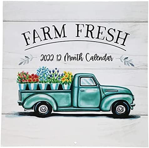 God Bless This Farm 12 Month 2021 Wall Calendar 11"x11" for sale online 