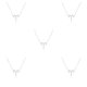 thumbnail image 2 of Qarigey Collar de amistad DIY Ins exquisita personalidad duradera superficie lisa accesorio de moda ligero Aries plata Type2 NO2 Qarigey CBP198519, 2 of 5
