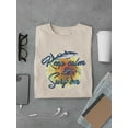 thumbnail image 3 of Keep Calm Surf On Shark Art T-Shirt Men -Image by Shutterstock, Male XX-Large, 3 of 4