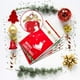 thumbnail image 3 of ER 50 piezas bolsa de dulces de Navidad bolsas de regalo de Navidad bombones golosinas Pl Rojo Verde Excelente Rendimiento, 3 of 5