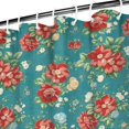 thumbnail image 3 of Boho Style Shower Curtain Pioneer Floral Floral Vintage Retro Shower Curtain for Bathroom Home Decor Bathtubs Waterproof Fabric Curtain with 12 Hooks 72x72in, 3 of 5