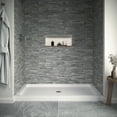 thumbnail image 5 of Streamline NT-114-60WH-AL 60 in. x 36 in. Alcove Acrylic Shower Base in Glossy White with Center Drain, ABS Drain Included, 5 of 16