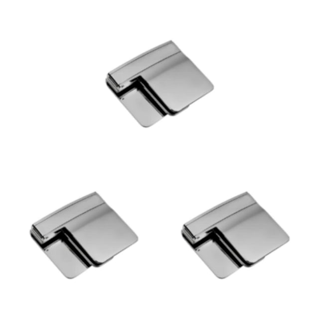 QualitChoice Comfortable Belt Clip Convenient And Easy To Suitable For Everyone Multifunctional And Foldable Adjustment Buckle silver 3Set