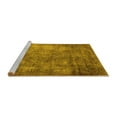 thumbnail image 2 of Ahgly Company Machine Washable Indoor Rectangle Oriental Yellow Industrial Area Rugs, 3' x 5', 2 of 4