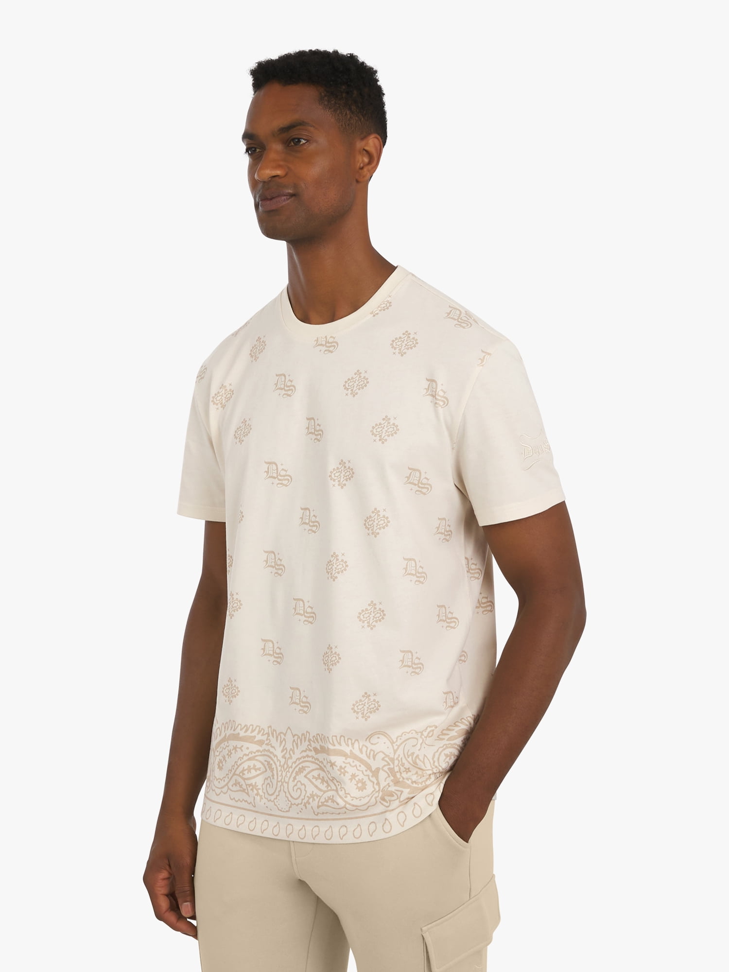 Dogg Supply by Snoop Dogg All-Gender Young Men's and Women's Bandana Crew Top Tee Shirt, Sizes XS - 5XL