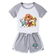thumbnail image 3 of Traje de ropa para niños, camiseta de manga corta de la Patrulla Canina de dibujos animados de verano, Top + Pantalones cortos, 2 uds., trajes para bebés varones, conjunto nuevo de 2023, 3 of 5