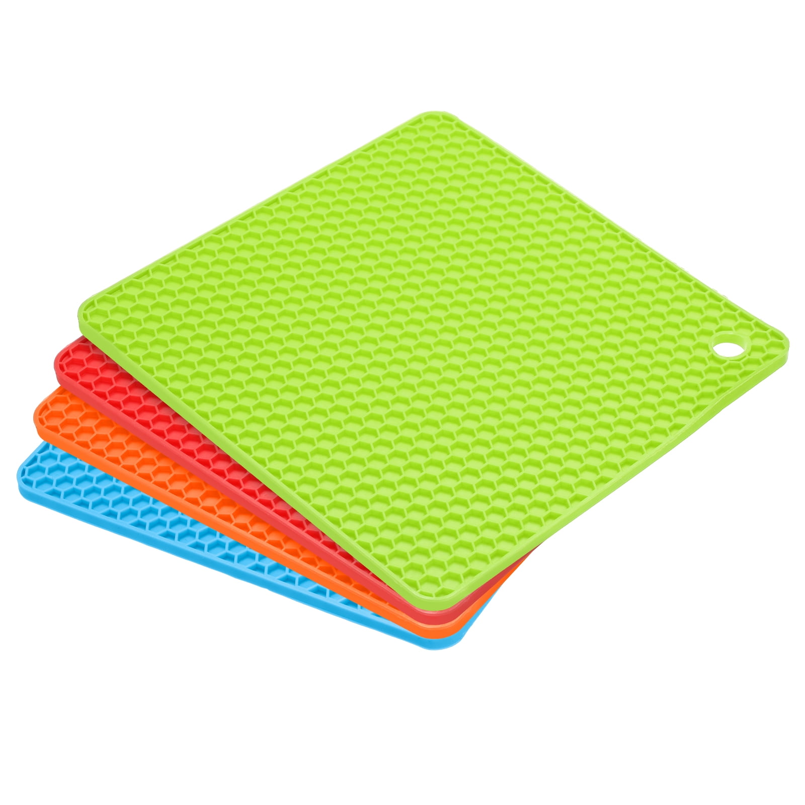 4Pcs Silicone Trivet Mat Heat Resistant Mat Silicone Nonslip Trivet