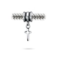 thumbnail image 2 of Bling Jewelry Womens Christian Cross Dangle Charm Bead Sterling Silver for European Bracelet, 2 of 3