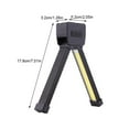 thumbnail image 4 of Portable LED Flashlight, Work Light with 180 Degree Folding, Handheld USB Rechargeable Power Bank Camping Light, 4 of 9