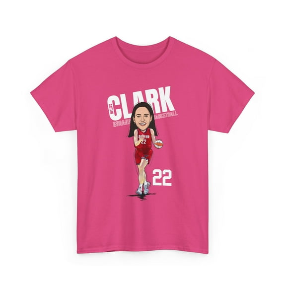 Indiana Caitlin Clark #22 Cartoon Women Basketball fan Unisex Cotton Tee