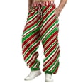 thumbnail image 1 of Elastic Waist Pants for Men, Solid Color Casual Shorts with Drawstring And Pockets, Polyester Workwear, 1 Pc, 1 of 4