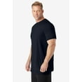 thumbnail image 3 of KingSize Men's Big & Tall No Sweat Longer-Length Short Sleeve Crewneck Tee, 3 of 5