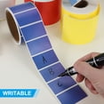 thumbnail image 4 of Uxcell Rectangular Color Coding Labels, 500 Pcs 3 x 5 Inch Rectangle Labels Sticker Self-Adhesive Name Tags, Fluorescent Blue, 4 of 7