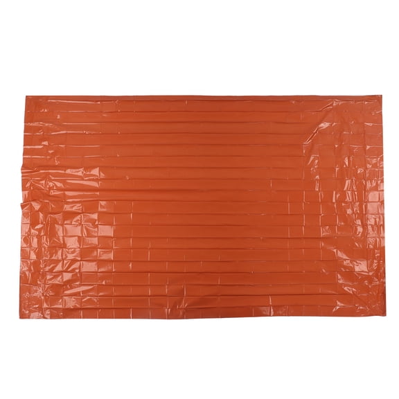 Thermal Emergency Blanket, Orange Emergency Blanket Avoid Heat Loss Good Reflective Effect  For Field Exploration