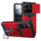 thumbnail image 1 of For Xiaomi Redmi Note 14 4G (163.25mm) Note 14 5G Case Kickstand Slide Lens Lid PC + TPU Phone Cover, 1 of 5