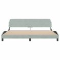 thumbnail image 4 of vidaXL Bed Frame with Headboard Platform Mattress Foundation Bedroom Velvet, 4 of 8