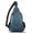 Blue, variant on Genuine Leather Sling Bag for Men Women Sling Backpack Purses Crossbody Bag