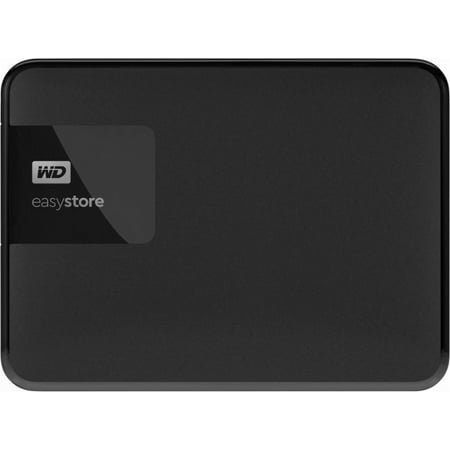 WD - easystore® 2TB External USB 3.0 Portable Hard Drive - Black External