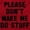 Red, variant on Please Don't Make Me Do Stuff Plus Size Crewneck Graphic Tee Shirt Brisco Brands 4X