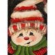 thumbnail image 1 of Cuadros Decorativos 5D diamante pintura muñeco de nieve niño completo redondo taladro mosaico DIY Rhinestone pared artes Likrtyny embutido en tela, 1 of 9