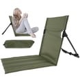 thumbnail image 3 of AQITTI Chaise de Plage Pliante Chaise de Camping Extérieure Chaise de Camping Portable Pliable avec Sac de Rangement Chaise de Sol de Plage Légère Chaise de Plage pour Pêche Barbecues Randonnée, 3 of 9