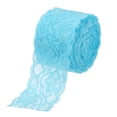 thumbnail image 1 of Unique Bargains Lace Trim 10 Yards 2 Inch Flower Elastic Lace Ribbons for Package Decoration Wedding Headbands Sea Blue, 1 of 5