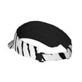 thumbnail image 3 of PAYOHTO Tiger Zebra Stripe Sun Visor Ponytail Tennis Hat for Teen Women Breathable Polyester Sun Golf Cap for Men Outdoor Sports Visors Hats for Summer, 3 of 8