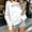 White, variant on Qulqfy Hoodies for Women Fleece Soft Winter Fall Casual Purple Hooded Ruffle Long Sleeve Bow Pullover Sweatshirt M