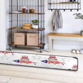 thumbnail image 4 of Dreamtimes Patriotic Sloth Bears Hallway Runner Rug 2'x6' Kitchen Rug with Rubber Backing USA Flag Hats Non Slip Entryway Rug Runner Washable Soft Area Rug for Hallway Bedroom Kitchen Decor, 4 of 6