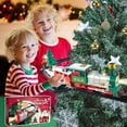 thumbnail image 2 of COOLHOOD Hanging Christmas Train Set – Under-Tree Toy Train with Fog, Melodies and Lights, 2 Modes, Ideal for Family Indoor Decor, 2 of 3