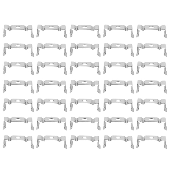 BESTOYARD 100Pcs LED Tube Holders Manganese Steel Brackets for Light Tube Installation Assorted Colors