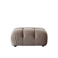 thumbnail image 5 of Paloma Rectangle Ottoman in Mink Tan Velvet by Diamond Sofa, 5 of 10