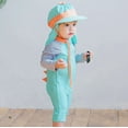thumbnail image 4 of Uccdo Toddler Boys Girls Cartoon One Piece Rashguard Swimsuits Kids Beach Sunsuit Swimwear 1-7T, 4 of 4